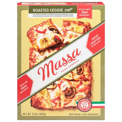 Massa Pizza Co. Roasted Veggie Pizza 23.6oz - 23.6 OZ - Image 1
