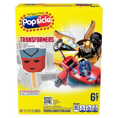 Popsicle Ice Cream Transformers Facepiece, 12.17 Fz, 6 Count - 12.17FZ - Image 2