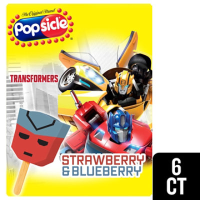 Popsicle Ice Cream Transformers Facepiece, 12.17 Fz, 6 Count - 12.17FZ - Image 1
