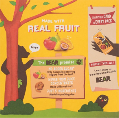 Bear Snacks Fruit Roll Tropical Multipack - 3.5 OZ - Image 5