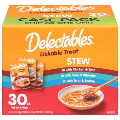 Hartz Mountain Delectable Lickable Stew Variety Pack - 30-1.4OZ - Image 1