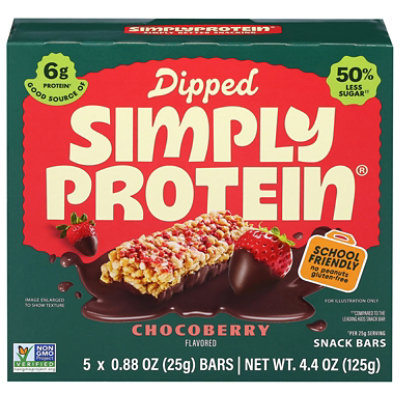 Simply Protein Bar Dipped Chocoberry - 4.4 OZ - Image 1