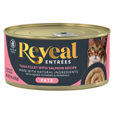 Reveal Tuna Fillet W/salmon Recipe Pate Cat Food - 2.47 OZ - Image 1