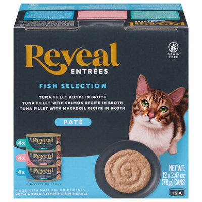 Reveal Fish Selection Pate Cat Food Mp - 12-2.47OZ - Image 2
