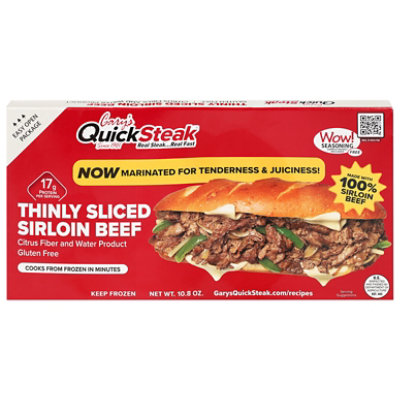 Gary's Beef Sirloin Thinly Sliced - 10.8 OZ