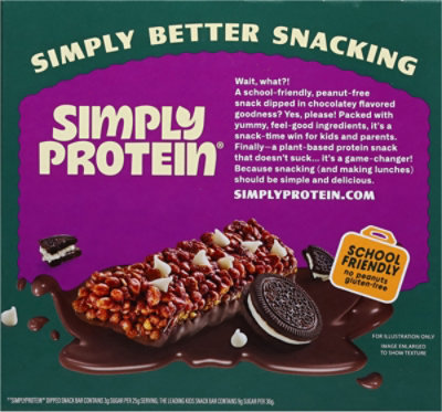 Simply Protein Bar Dipped Cookies & Creme - 4.4 OZ - Image 5