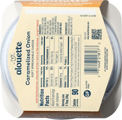 Alouette Caramelized Onion Cheese Spread - 6.5 OZ - Image 5