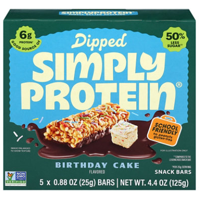 Simply Protein Bar Dipped Birthday Cake - 4.4 OZ - Image 1
