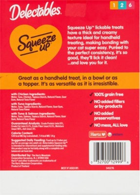 Hartz Mountain Delectable Squeeze Up Variety Pack - 54-.5OZ - Image 5