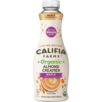 Califia Creamer Almond Organic Maple - 25.4 FZ - Image 1