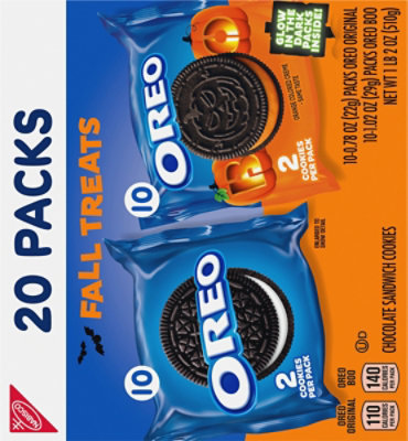 OREO Boo! Fall Treats Trick or Treat Halloween Cookies Variety Pack - 20 Count - Image 6