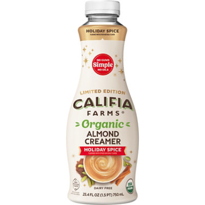 Califia Creamer Almond Organic Holiday Spice - 25.4 FZ - Image 1