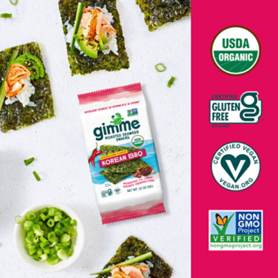 Gimme Seaweed Roasted Korean Bbq  6-.17oz - 1.05 OZ - Image 7
