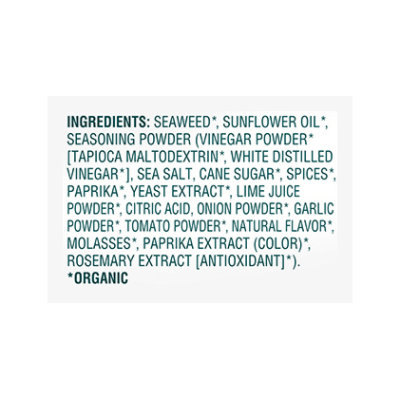 Gimme Seaweed Snack Chili Lime 6-.17oz - 1.05 OZ - Image 5