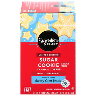 Signature Select Sugar Cookie Coffee Pods 12 Ct - 12 CT