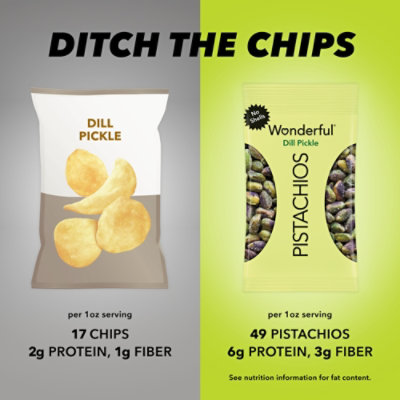 Wonderful Pistachios No Shell Dill Pickle Bag - 2.25 OZ - Image 4