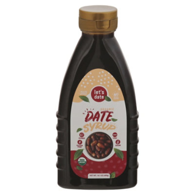 Lets Date Syrup Date Organic - 14.1 OZ
