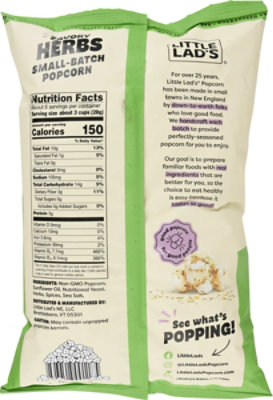 Little Lads Popcorn Savory Herbs 6oz - 6 OZ - Image 5