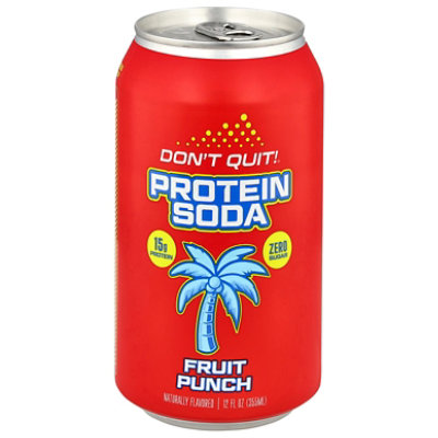 Dont Quit Protein Fruit Punch 12fz - 12 FZ - Image 1