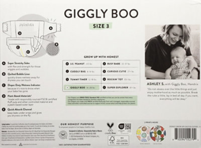 Honest Diapers Club Box Sz 3 - 62 CT - Image 4