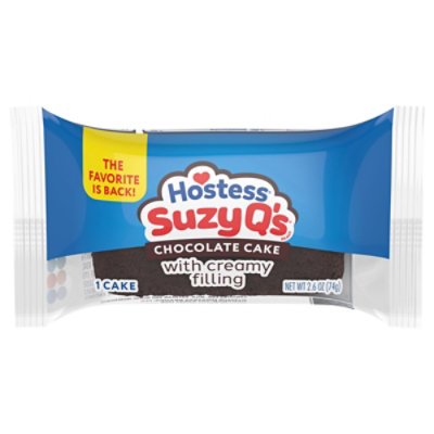 Hostess Suzy Qs Chocolate Cake Single Serve - 2.6 OZ - Image 1