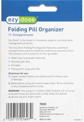 Foldable Pill Organizer - EA - Image 3