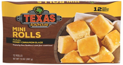 Texas Roadhouse Honey Cinnamon Mini Rolls, 12 Count, 14 Oz - 14 OZ - Image 2