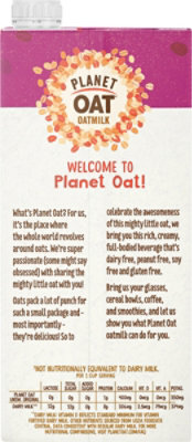 Planet Oat Milk Unsweetened - 32 FZ - Image 5