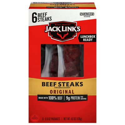Jack Links Beef Steaks Original 4.8oz - 4.8 OZ - Image 1