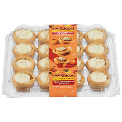 Overjoyed Frosted Pumpkin Pie Bites 19 Oz - 19 OZ - Image 1