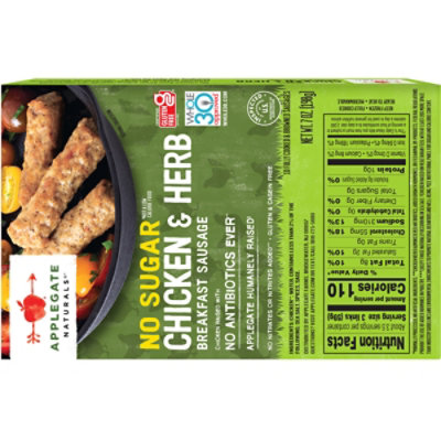 Applegate Sausage Chicken And Herb 7oz - 7 OZ - Image 6