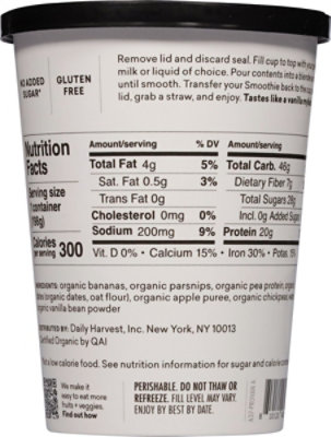 Dly Hrvst Prtn Smthie Vanilla Bean 6.7oz - 6.7 OZ - Image 5