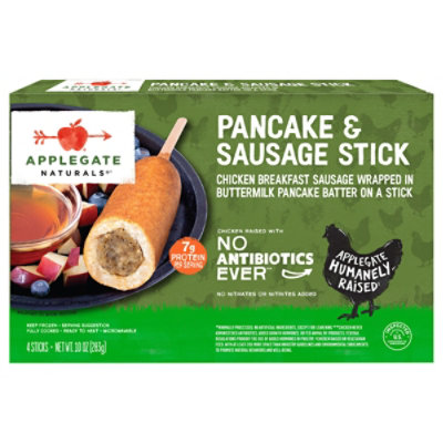Applegate Farms Pancake On A Stick Chicken 10oz - 10 OZ - Image 1
