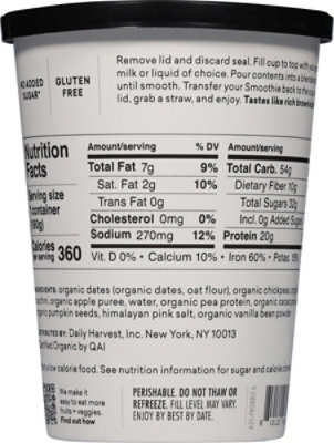 Daily Harvest Protein Smthie Choc 6.7oz - 6.7 OZ - Image 5