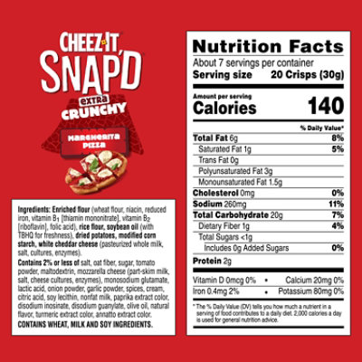 Cheez It Margherita Pizza 7.5oz - 7.5 OZ - Image 7