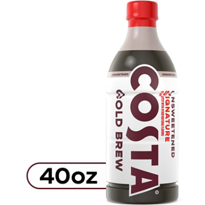 Costa Signature Blend Unsweetened Cold Brew - 40 FL. Oz. - Image 1