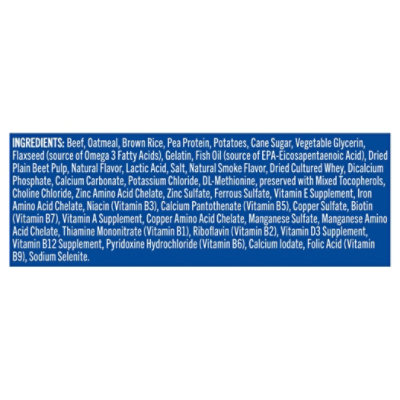 Blue Bits Mobility/immune Support Daily Charlie Brown Beef Dog Treats - 3.5 OZ - Image 3