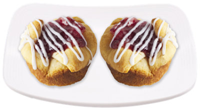 Raspberry Stuffed Croissants 2 Count - EA - Image 1