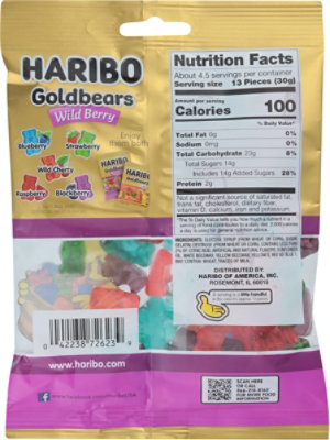 Haribo Wild Berry Peg 5 Oz - 5 OZ - Image 6