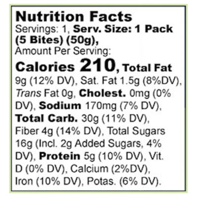 Smash Foods Snack Bites Csh Bt Blueberry - 1.8 OZ - Image 3