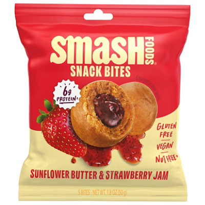 Smash Foods Snack Bites Snbtr Strawberry - 1.8 OZ - Image 1