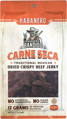 Vaquero Bandido Carne Seca Habanero 2oz - 2 OZ - Image 1