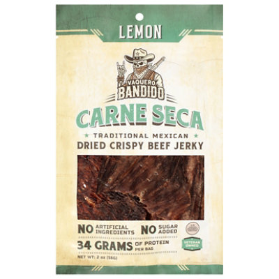 Vaquero Bandido Carne Seca Lemon 2oz - 2 OZ - Image 2