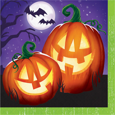 Signature Select Pumpkin Glow Lunch Napkins - 16 Count - Image 1
