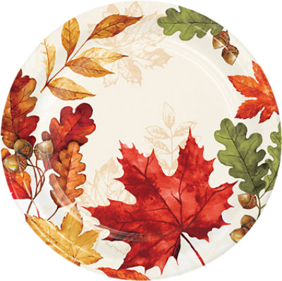 Signature Select Autumn Scatter Dinner Plates - 8 Count - Image 1