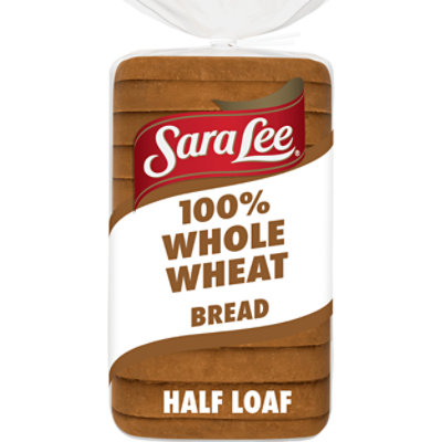 Sara Lee 100% Whole Wheat Bread Half Loaf - 12 OZ
