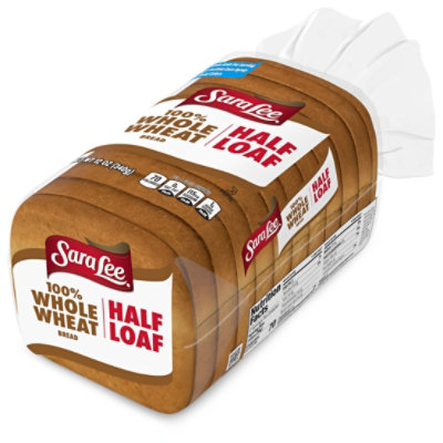Sara Lee 100% Whole Wheat Bread Half Loaf - 12 OZ - Image 4