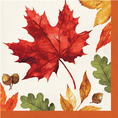 Signature Select Autumn Scatter Lunch Napkins - 16 Count - Image 1