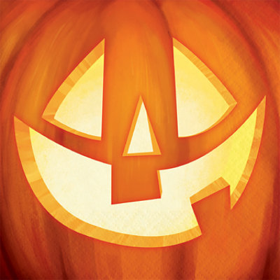 Signature Select Pumpkin Glow Beverage Napkins - 16 Count - Image 1