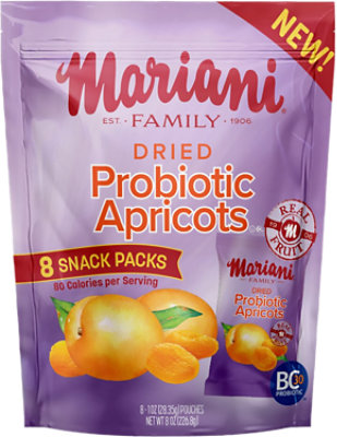 Mariani Dried Probiotic Apricots - 8 OZ - Image 1